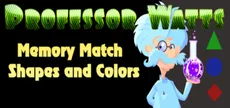Professor Watts Memory Match: Shapes And Colors