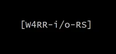 W4RR-i/o-RS
