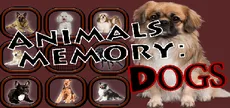 Animals Memory: Dogs