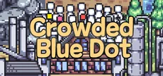 Crowded Blue Dot