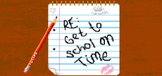RE: Get To Schol On Time